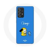 Dėklas - Maniacase - Samsung Galaxy A52 - Bangtan BTS BT21 - Chimmy Jimin - Silikoninis Juodas juoda