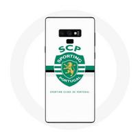 Coque Samsung Galaxy Note 9 scp sporting portugal fond blanc balta