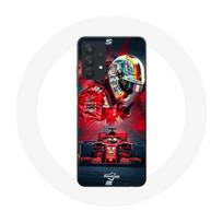Coque pour Samsung Galaxy A32 5G Formule 1 Sebastian Vettel Pilote F1 Rouge raudona