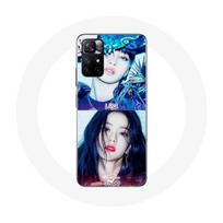 Coque pour Xiaomi Redmi Note 11s 5G Blackpink Groupe K-pop Filles Lisa et Jisoo Lovesick girls poster the album juoda