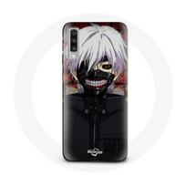 Case - Maniacase - Samsung Galaxy A70 - Tokyo Ghoul - Soft - Black juoda