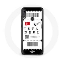 Coque pour Huawei p30 lite Billet d'avion Istanbul Turquie