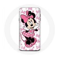 Coque pour Samsung Galaxy J7 2017 Minnie Mouse Dessin animé mignon rose