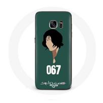 Coque pour Samsung Galaxy S6 Edge Squid Game Kang Sae Byeok Visage