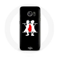 Coque pour Samsung Galaxy S6 edge Hunter x Hunter Manga Logo Noir