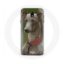 Coque pour samsung galaxy J5 2017 Lévrier greyhound Gris