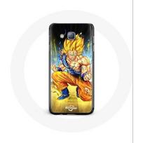 Coque pour samsung galaxy J3 Son goku dragon ball corps enervé