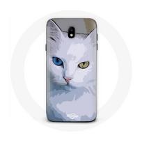 Coque pour Samsung Galaxy S5 Turc de van Chat oeil bleu et oeil jaune