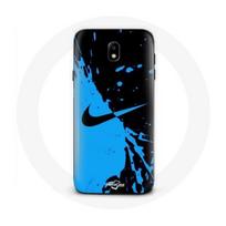 Coque pour Samsung Galaxy S5 Nike Logo Bleu et Noir