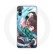 Coque pour Xiaomi Redmi Note 5 AI Dual Camera Tanjiro et Nezuko Demon Slayer Kimetsu no Yaiba Anime