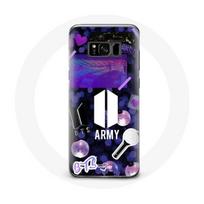 Coque pour Samsung Galaxy S8 Bangtan Sonyeondan BTS Logo Army Bomb Lightstick