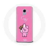 Coque pour Samsung Galaxy A6 2018 BTS Bangtan Sonyeondan BT21 Shooky Suga Et Cooky Jungkook