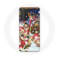 Coque pour Samsung Galaxy A52 One Piece Christmas Day Anime Manga
