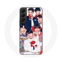 Coque pour Samsung Galaxy S21 FE BTS Affiche Memebers Cadeau de Noël 2023
