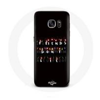 Coque pour Samsung Galaxy S6 Edge Stranger Things Affiche Friends Don't Lie Joyeux noël