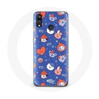 Coque pour Huawei P20 Lite BTS Bangtan Sonyeondan BT21 Noël 2023