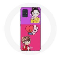 Coque pour Samsung Galaxy A51 5G BTS TinyTAN Animation BT21 Affiche