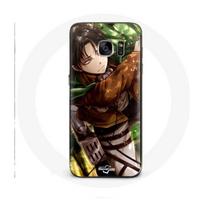Coque pour Samsung Galaxy S6 Edge Attaque des Titans Levi Ackerman