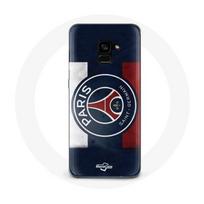 Dėklas - Paris Saint Germain - Galaxy A8 Plus - Minkštas - PSG logotipas - Apsauga