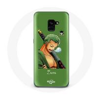 Coque pour Samsung Galaxy A8 Plus One piece Manga Zoro epée