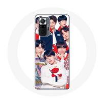 Coque pour Xiaomi Redmi Note 10 Pro BTS Affiche Memebers Cadeau de Noël 2023