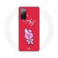Coque pour Samsung Galaxy S20 FE BTS Bangtan Garçons BT21 Cooky Fond Rouge