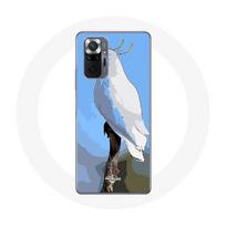 Coque pour Xiaomi Redmi Note 10 Pro Cacatoès Perroquets blanc Oiseaux balta
