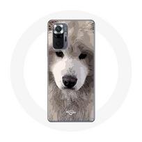 Coque pour Xiaomi Redmi Note 10 Pro Samoyède Gris Race de chiens pilka