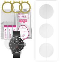 3x apgo Hidrogelio ekrano apsauga Withings ScanWatch 42mm, Hidrogelio plėvelė, su pozicionavimo sluoksniu, lengvas montavimas