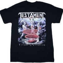 Testa T Titans Of Creation juodi unisex marškinėliai S gray