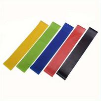 5 vnt. / rinkinys Jogos įtempimo diržas Fitness elastinis diržo pasipriešinimo diržas pritūpęs klubų pagalbinis tempimo žiedas tempimo pratimų diržas 5pcs/set įvairiaspalvis
