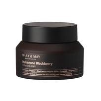 Mary&May Idebenone+Blackberry Complex intensyvus kremas, drėkinamasis, KBeauty, korėjietiška kosmetika, mėginys