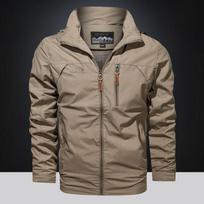 Pavasario ir rudens vyriška greitai džiūstanti striukė su gobtuvu, lauke, laisvai kvėpuojanti laisvalaikio viršutinė striukė plona 5XL gray