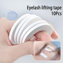 10 Rolls 4Mm blakstienų priauginimo juosta Akių makiažo įrankiai Micropore blakstienų priauginimo juosta Profesionalios blakstienų priežiūros reikmenys onesize