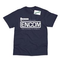 Encom International Inspired By Tron Retro Flynns Arcade Printed Unisex T-Shirt M white