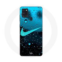 Coque Maniacase pour Samsung Galaxy A21s Nike goute d'eau