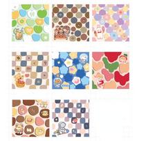 8 Books Cute Cartoon Sticky Notes 80 Sheets Kawaii Markers Flags Self-Stick Memo Pads Office Gifts Tab Supplies 8 Pcs gray