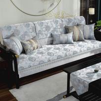 Kinietiško stiliaus sofos pagalvėlė Four Seasons universali odinė sofa neslystanti pagalvėlė sofos užvalkalas rankšluostis žakardo sofos užvalkalas 45*45 gray