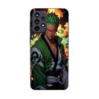 Phone case - MANIACASE - Samsung Galaxy A52 5g - Silicone - One Piece Zoro - 3D art Fanart juoda