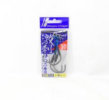 Major Craft GSA-SWR Gekisasu Wire Assist Hook 2 vnt. pakuotėje Dydis 3/0 (4947) blue