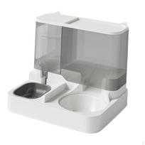 2 in 1 Automatic Dog Water Dispenser Feeder Eating Drinking Bowl Practical Food and Supply mėlyna