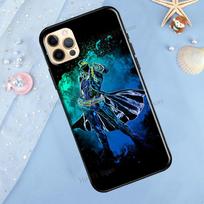 Jotaro Kujo And Dio Jojo Anime Phone Case For iPhone XR X XS MAX SE 2020 6S 7 8 Plus 12 Mini 11 13 Pro Max Shell Cover iPhone 5 5S SE blue
