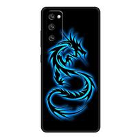 Samsung Galaxy S20 FE 2022 S21 Plus S8 S9 S22 Ultra 5G S10e S7 S10 pilnas telefono dėklas su drakono dievo raštu Samsung S22 5G