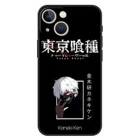 Dėklas iPhone 13 pro Coque iPhone 11 12 pro max Dėklai xr XS X 7 8 Plus 14 5 5s SE2020 Dangtelis Ken Kaneki iPhone 6 6S Plus black