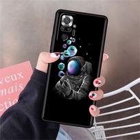 Funda For Xiaomi Redmi Note 10 9 11 Pro Soft Phone Case 10S 9S K40 8 9A 9C 9T 7 10C 8T Silicone Cover Universe Cool Astronaut Redmi Note 11