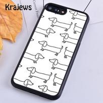 Dachshund Sausage mum Dog Puppy Phone Case Cover For iPhone 14 5s 6s 7 8 plus X XR XS 11 12 13 pro max Samsung S21 S22 ultra Samsung S22ultra gray
