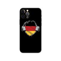 german flag phone case for iphone 5 5s se 6 6s 7 8 plus x 10 XR XS 11 12 13 mini pro MAX black tpu back cover iphone 5 5S SE 2016