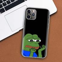 Cute Frogs Party Sad Pepe Phone Case For Apple iPhone 11 12 13 14 Pro 7 XR X XS Max 6 6S 8 Plus + Mini 5 SE Print Soft Cover Coq iPhone 11