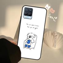 Simple strokes Case For Realme 9 8 Pro 8i 9i GT Master GT Neo 2 3 Cover For OnePlus 9 Pro 10 Pro Nord2 9R OnePlus 10Pro white