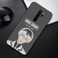 Telefono dėklas Xiaomi Redmi Note 8 8T 10 9 9S 7 6 Pro xiaomi 9 9A 8 8A 7 6 Juodas dangtelis Prime Trend Tokyo Ghoul Kaneki Ken Redmi Note 8 Pro